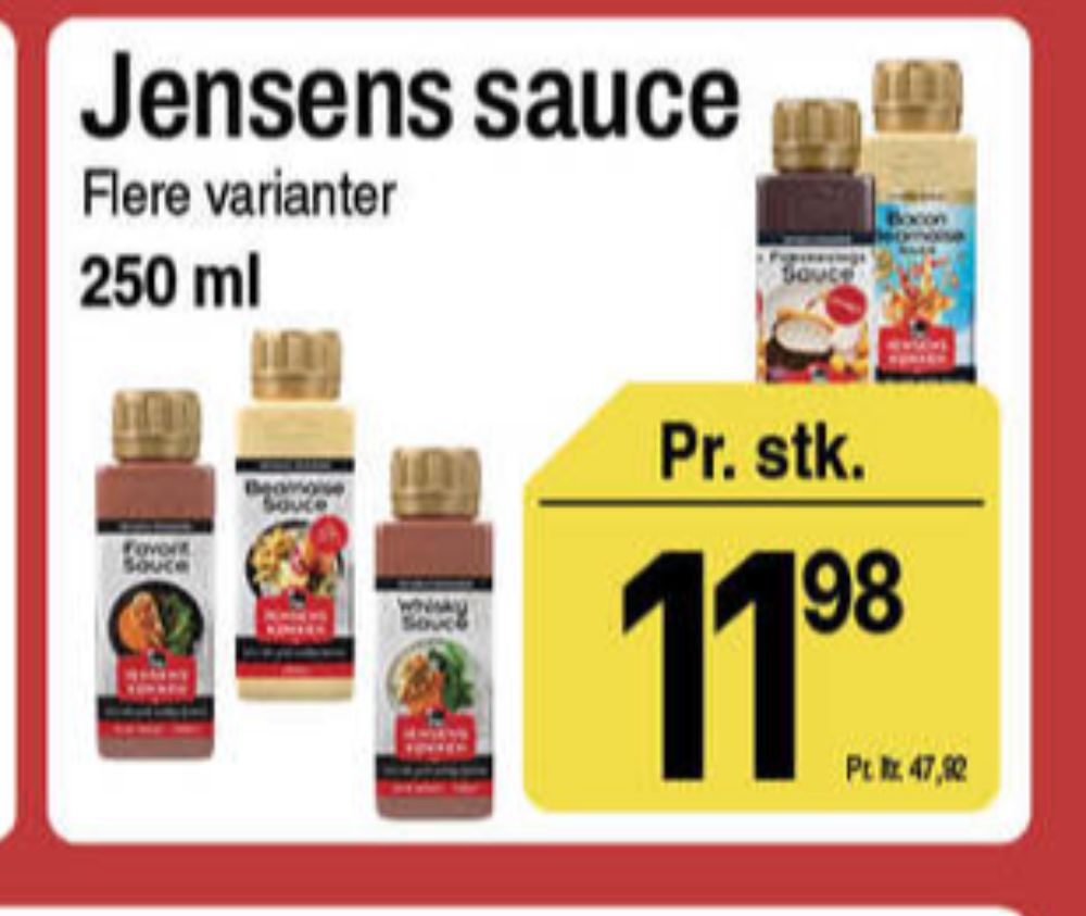 Jensens Køkken, Bacon Bearnaisesauce