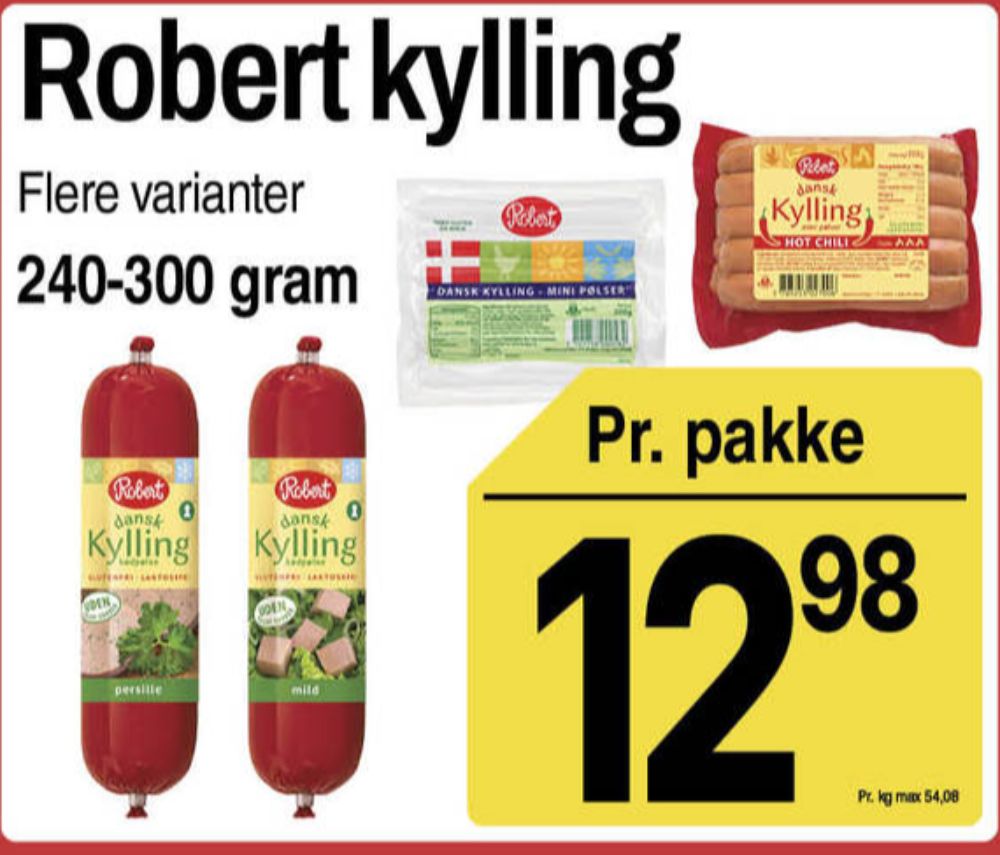 Danpo, Kyllingepølser Hot Chili