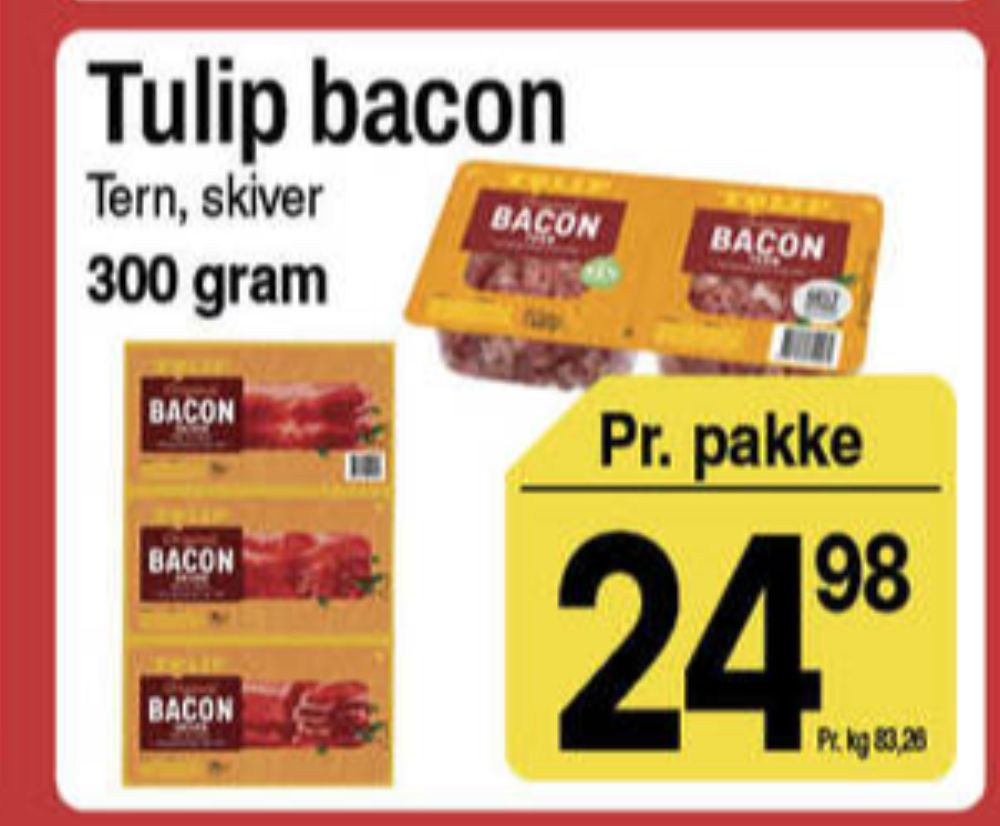 Tulip, Bacontern