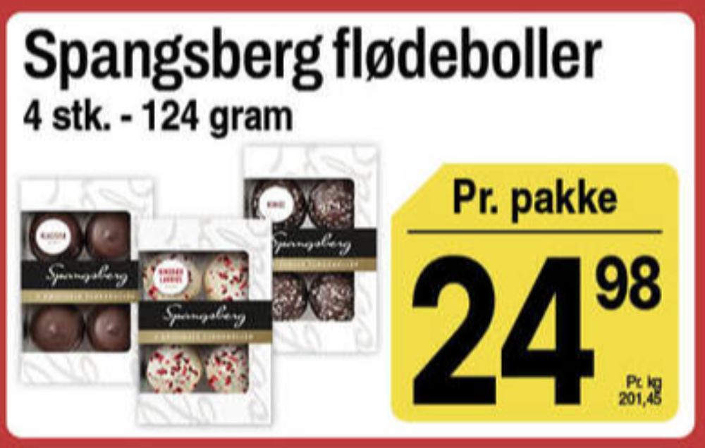 Spangsberg, Flødeboller Kokos