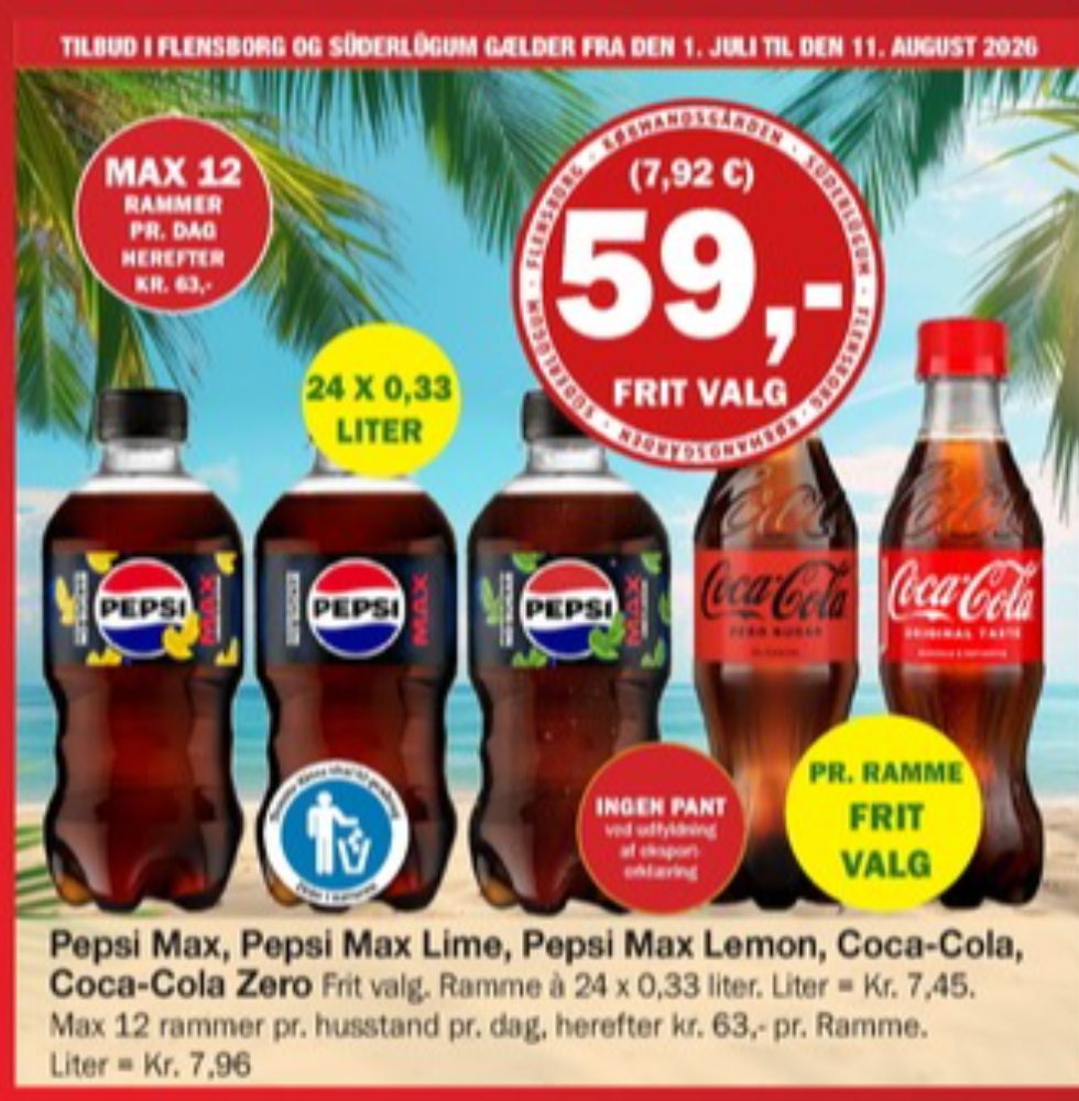 Pepsi Max Lime, Cola 24 pk.