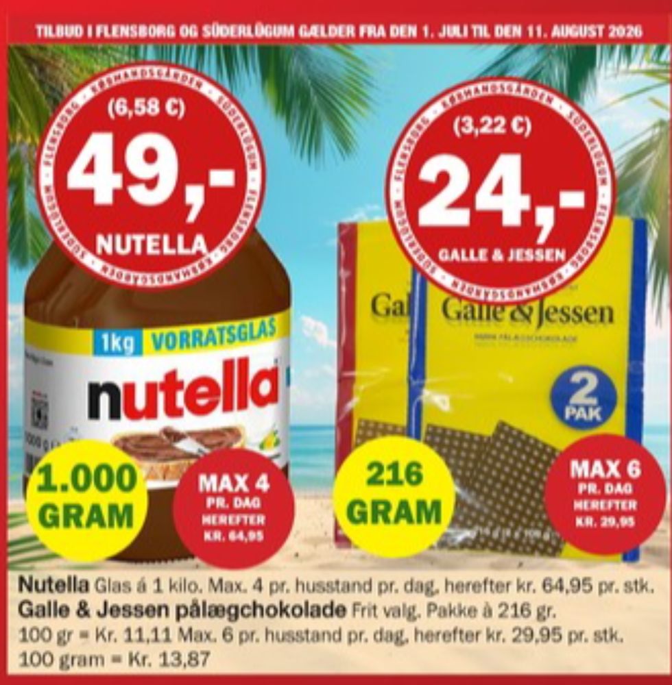 Galle & Jessen, Pålægschokolade Mørk