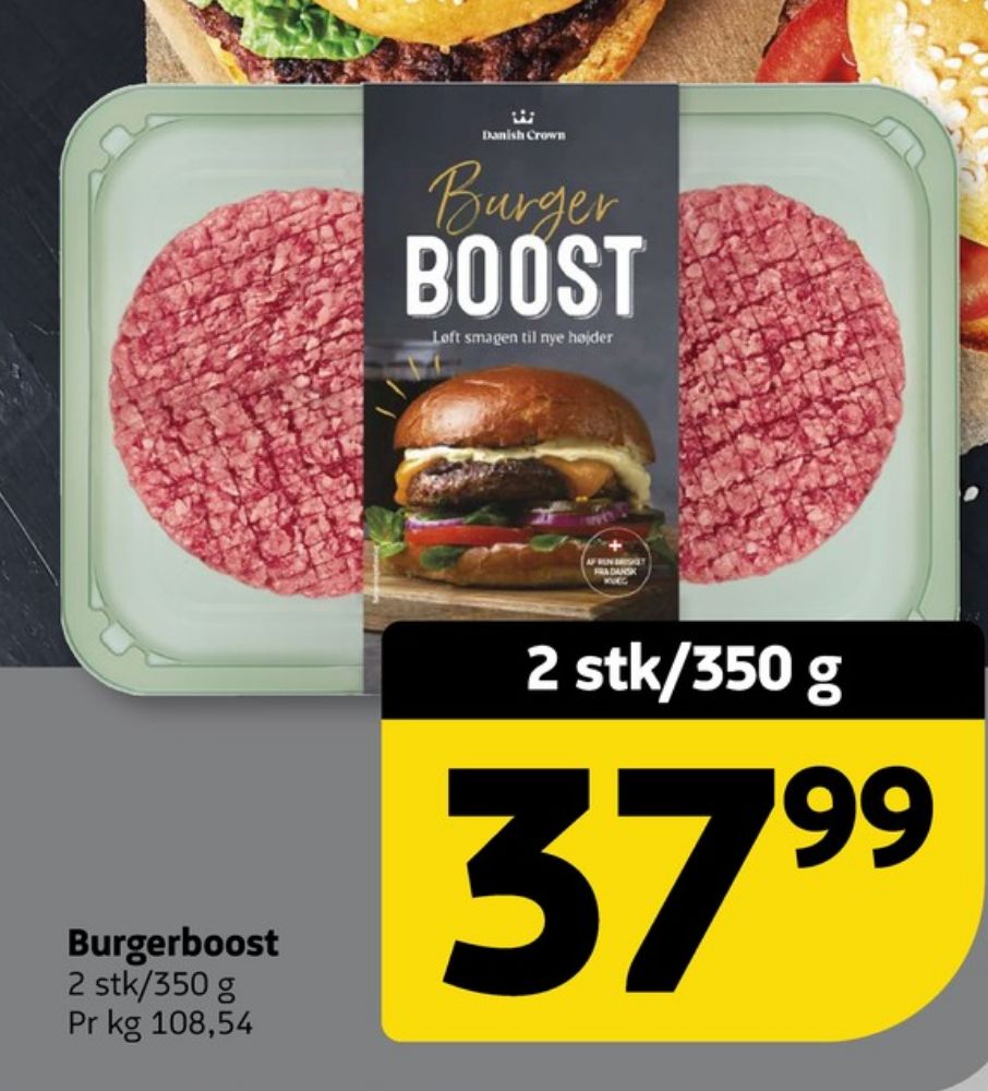 Danish Crown Burger Boost, Hakkebøffer
