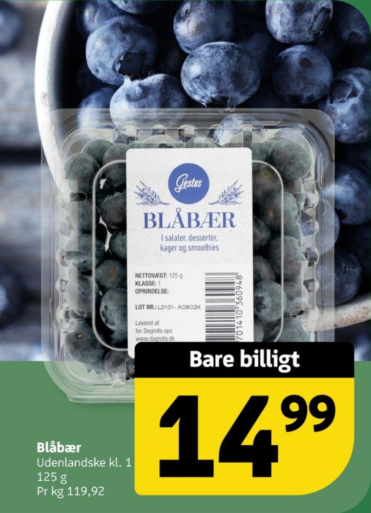 Gestus, Blåbær