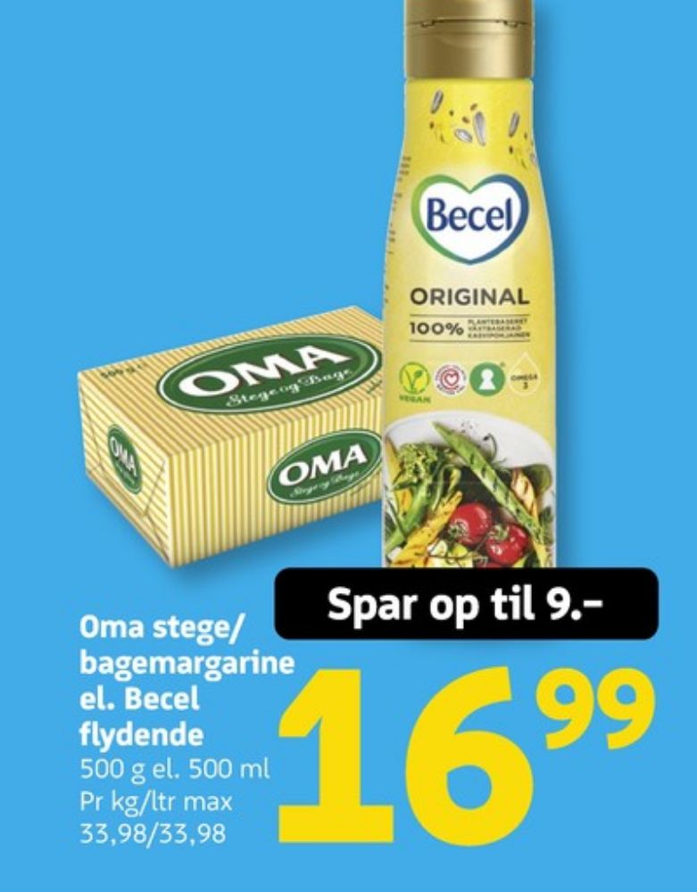 Oma, Margarin-fast Stege