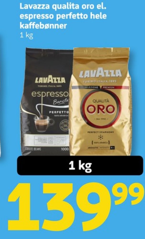 LavAzza Espresso Barista Perfetto, Kaffebønner