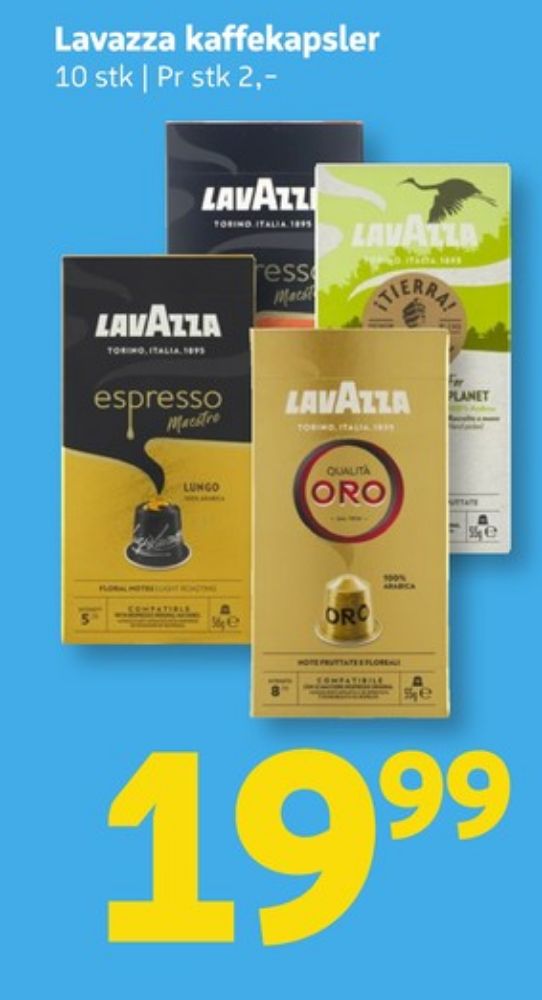 LavAzza Espresso Maestro Lungo, Kaffekapsler