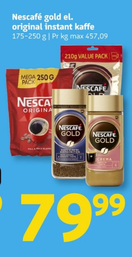 Nescafe Original, Instant Kaffe
