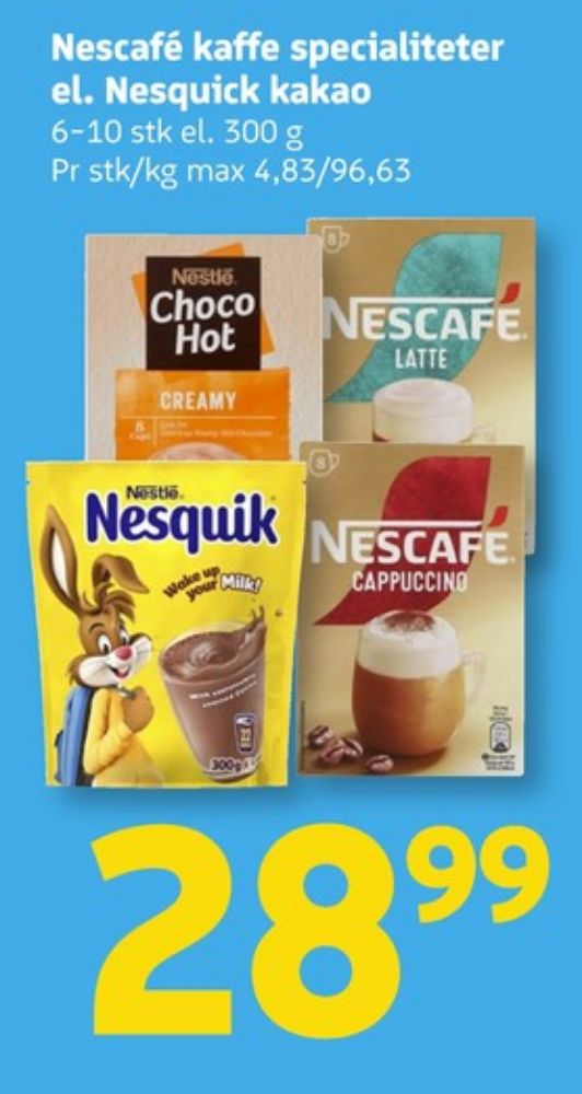 Nescafe, Instant Kaffe Cappuccino