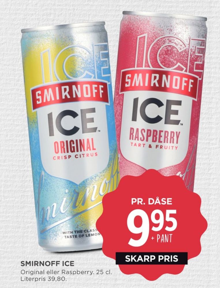 Smirnoff Ice Original, Original RTD