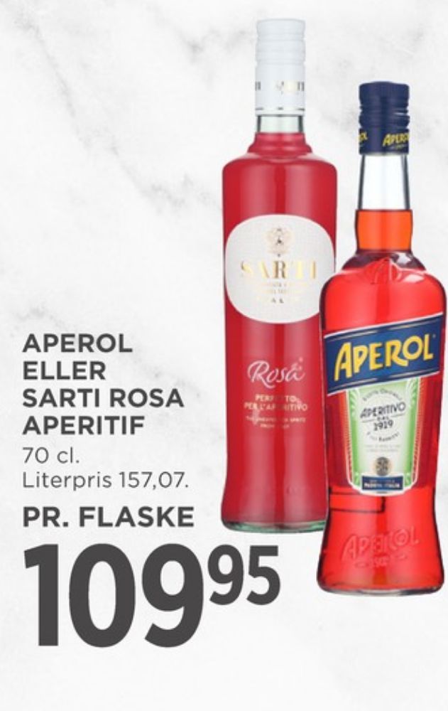 Aperol, Aperitif