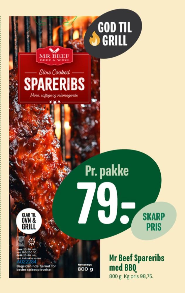 Mr Beef, Spareribs