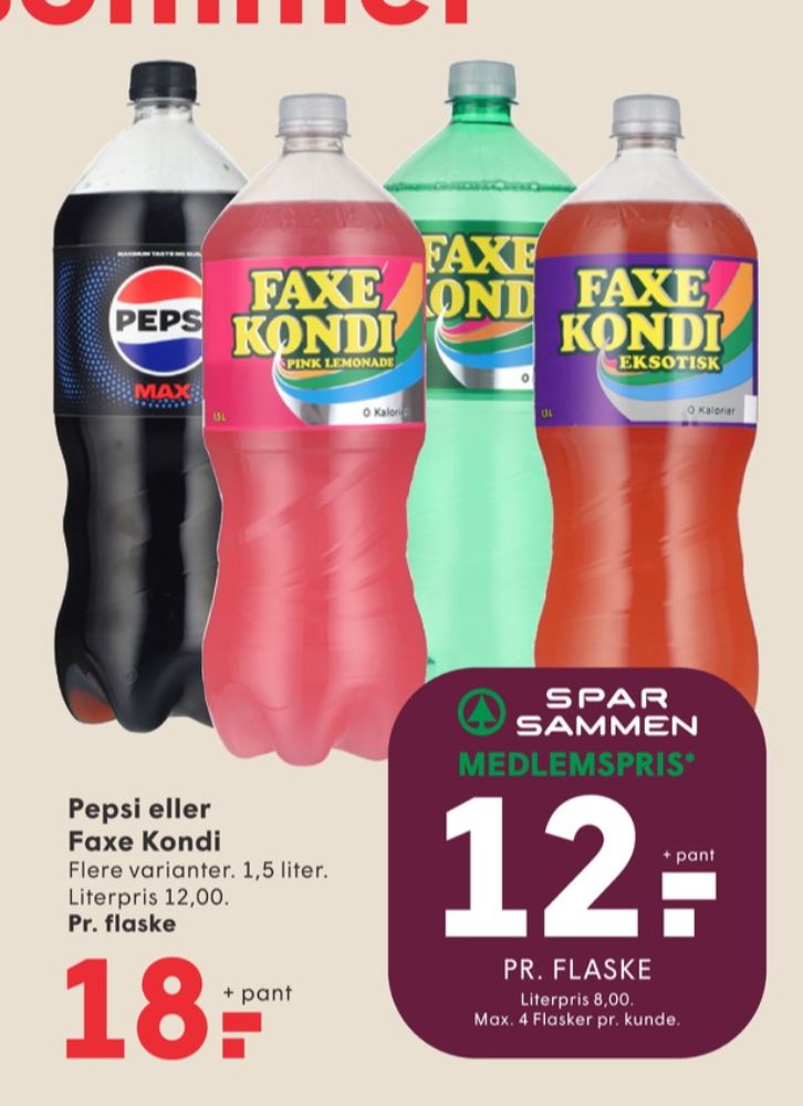 Pepsi Max, Cola