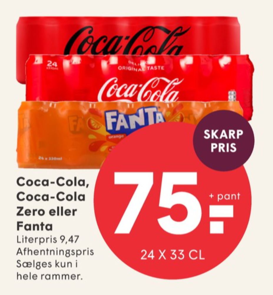 Coca Cola Zero, Cola 24 pk.