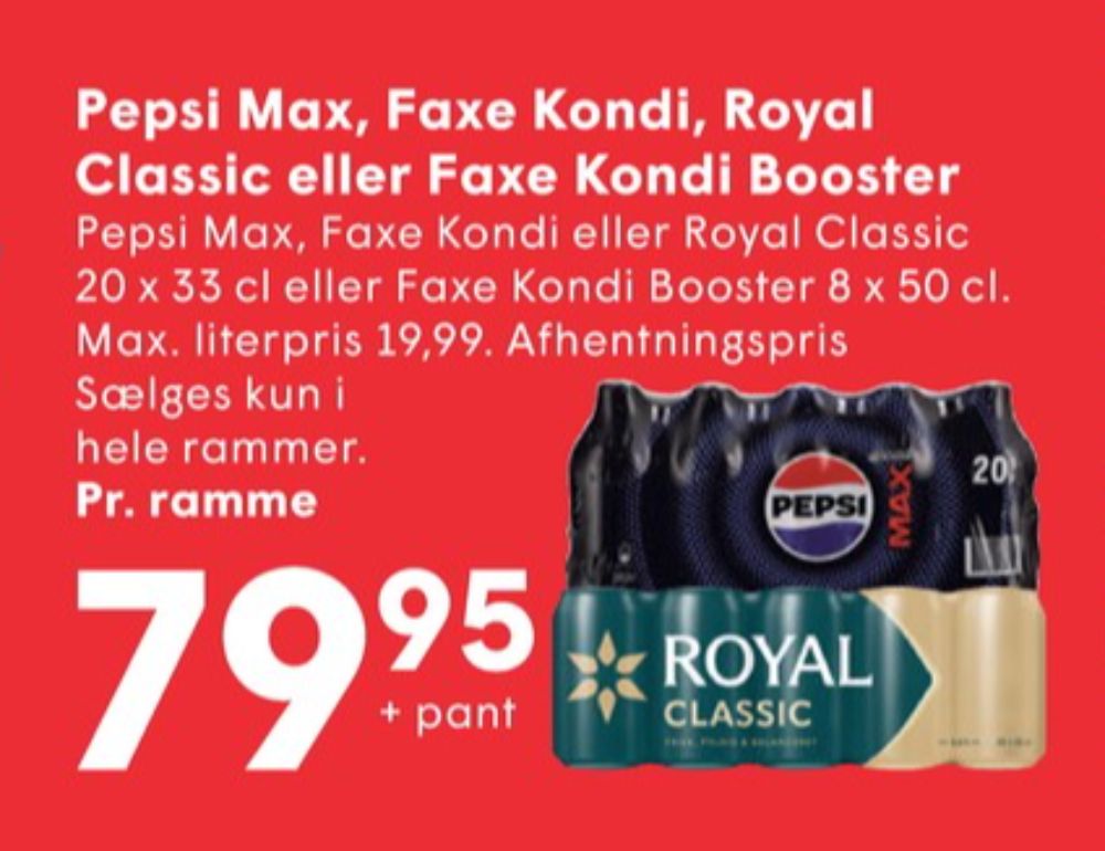 Pepsi Max, Cola 20 pk