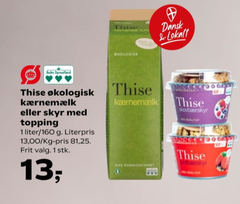 Coop 365 Thise, Kærnemælk