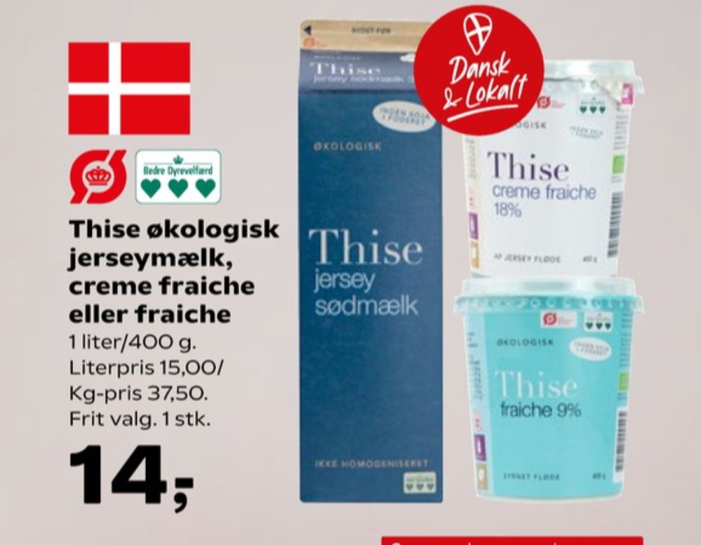 Thise, Jersey Sødmælk
