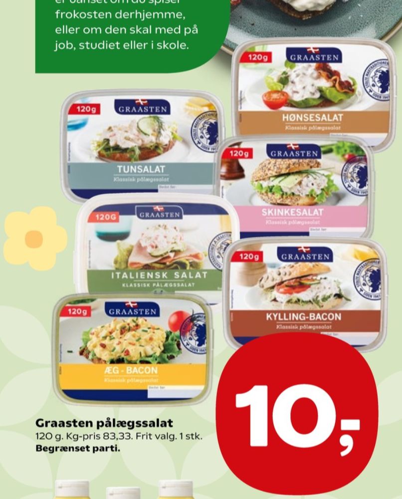 Graasten, Kylling & Baconsalat