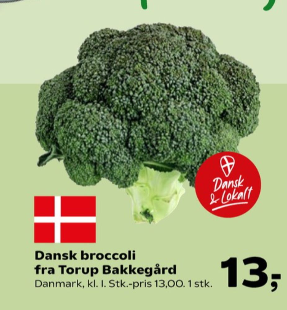 Torup Bakkegård, Broccoli