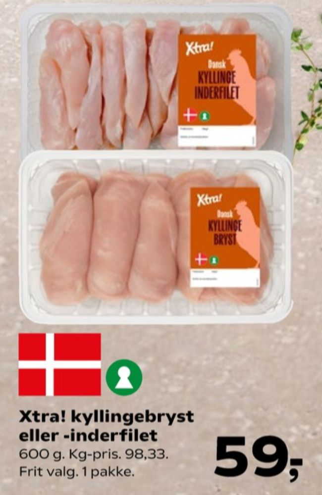 Xtra, Kyllingeinderfileter