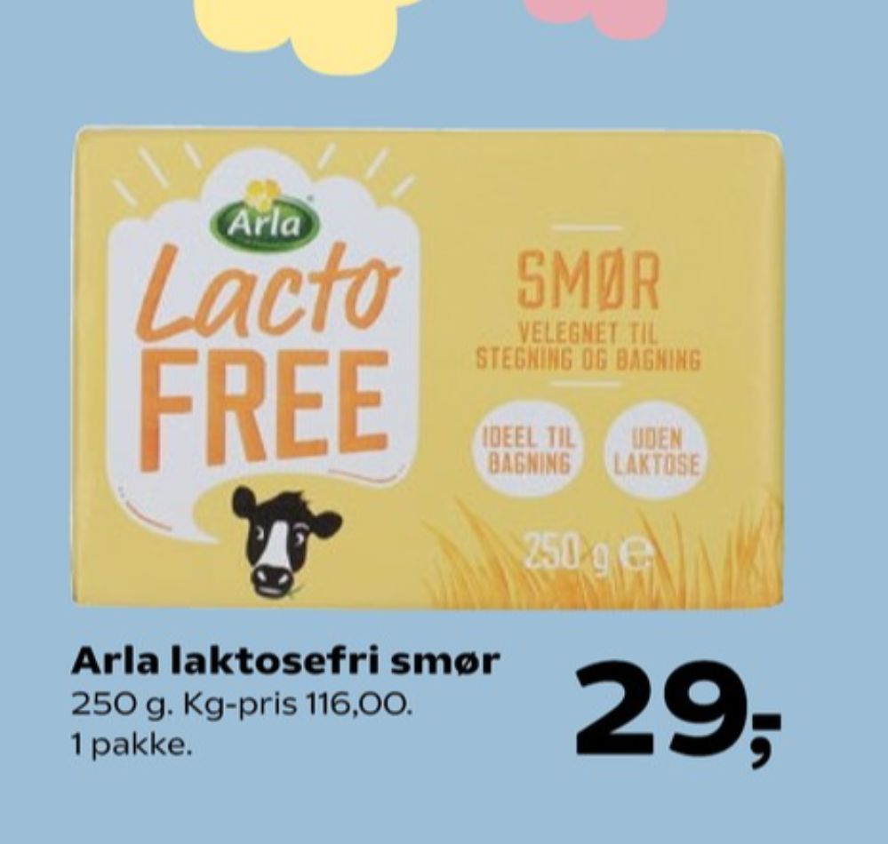 Arla Lacto FREE, Smør