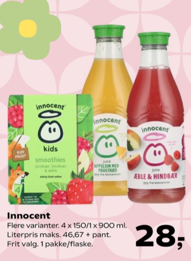 innocent, Appelsinjuice med frugtkød