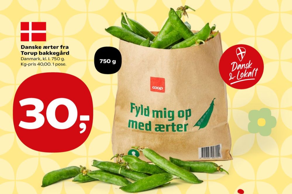 Torup Bakkegård, Ærter