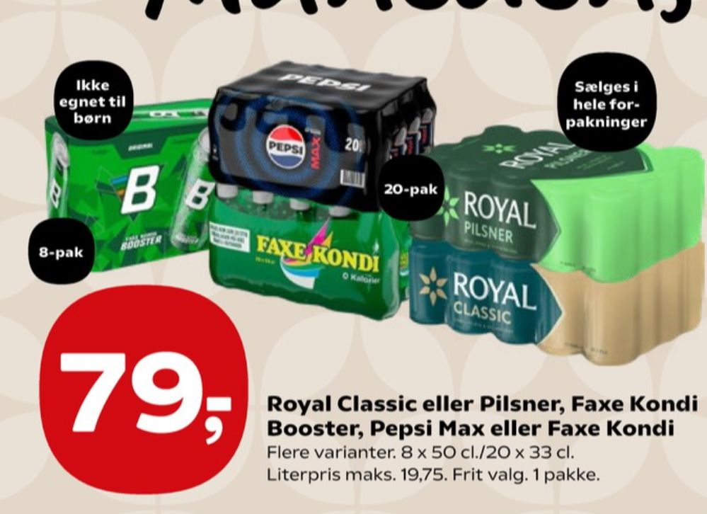 Pepsi Max, Cola 20 pk