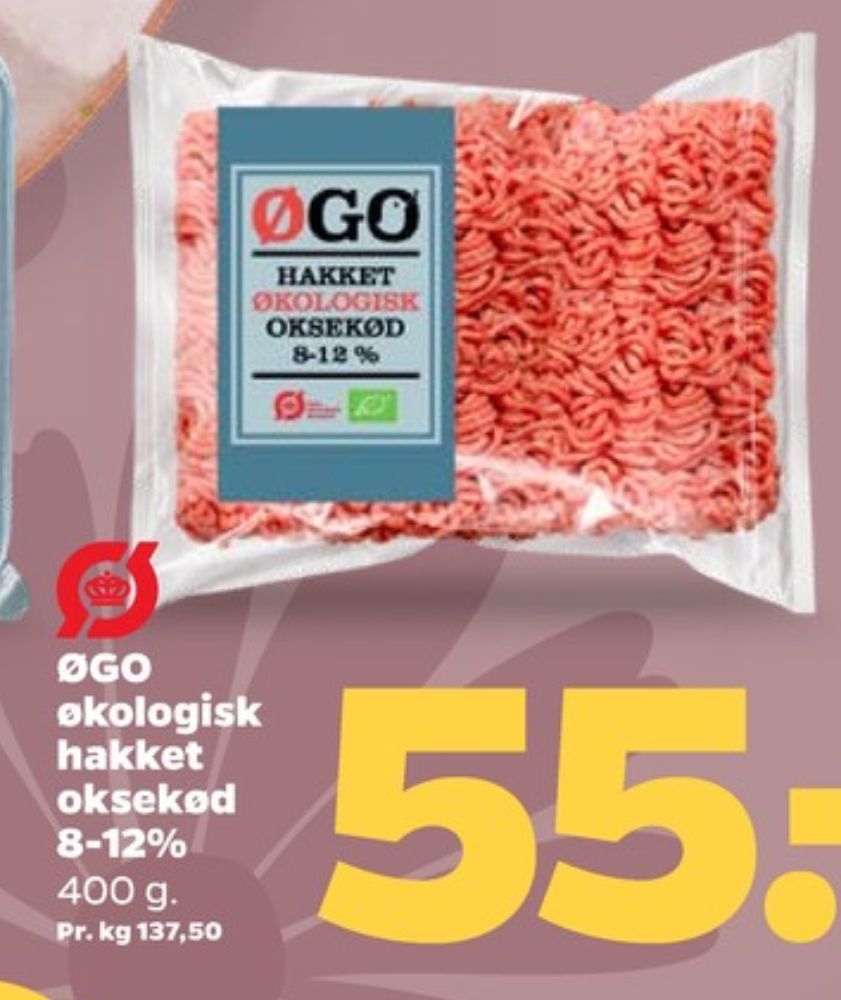 ØGO, Hakket oksekød 8-12%