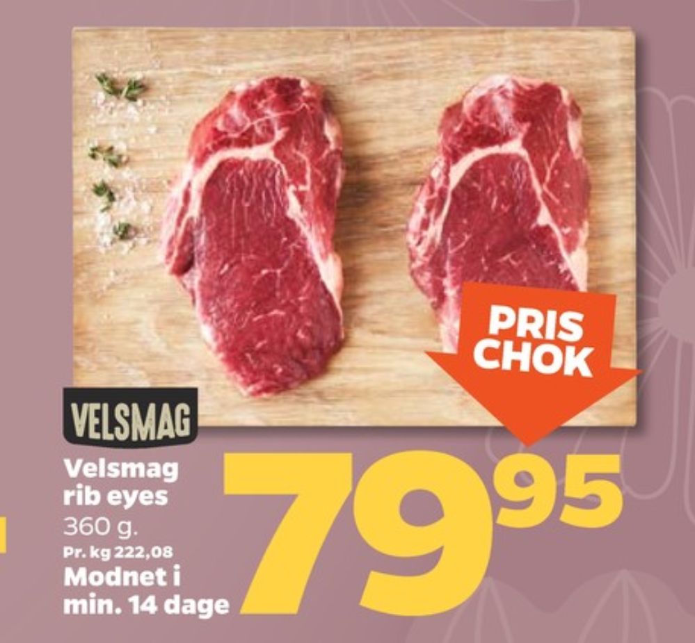 Velsmag, Ribeye