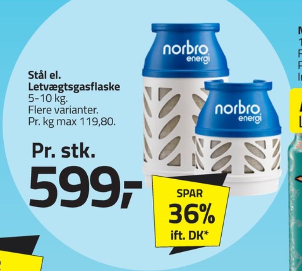 Norbro, Gasflaske