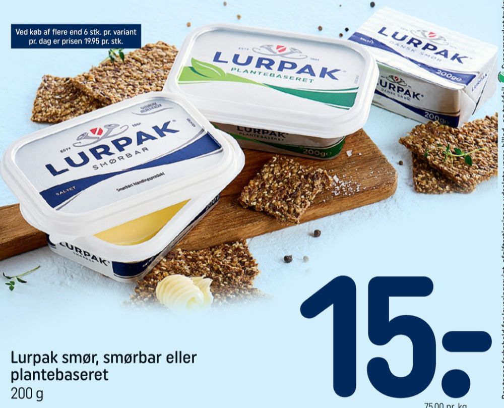 Lurpak, Smørbar