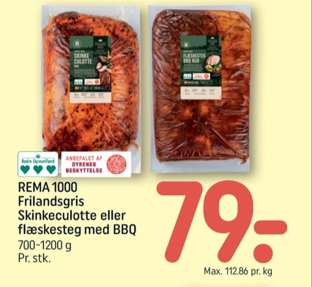 Rema 1000, Skinkeculotte