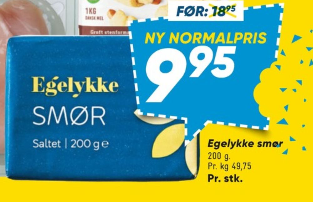 Egelykke, Smør