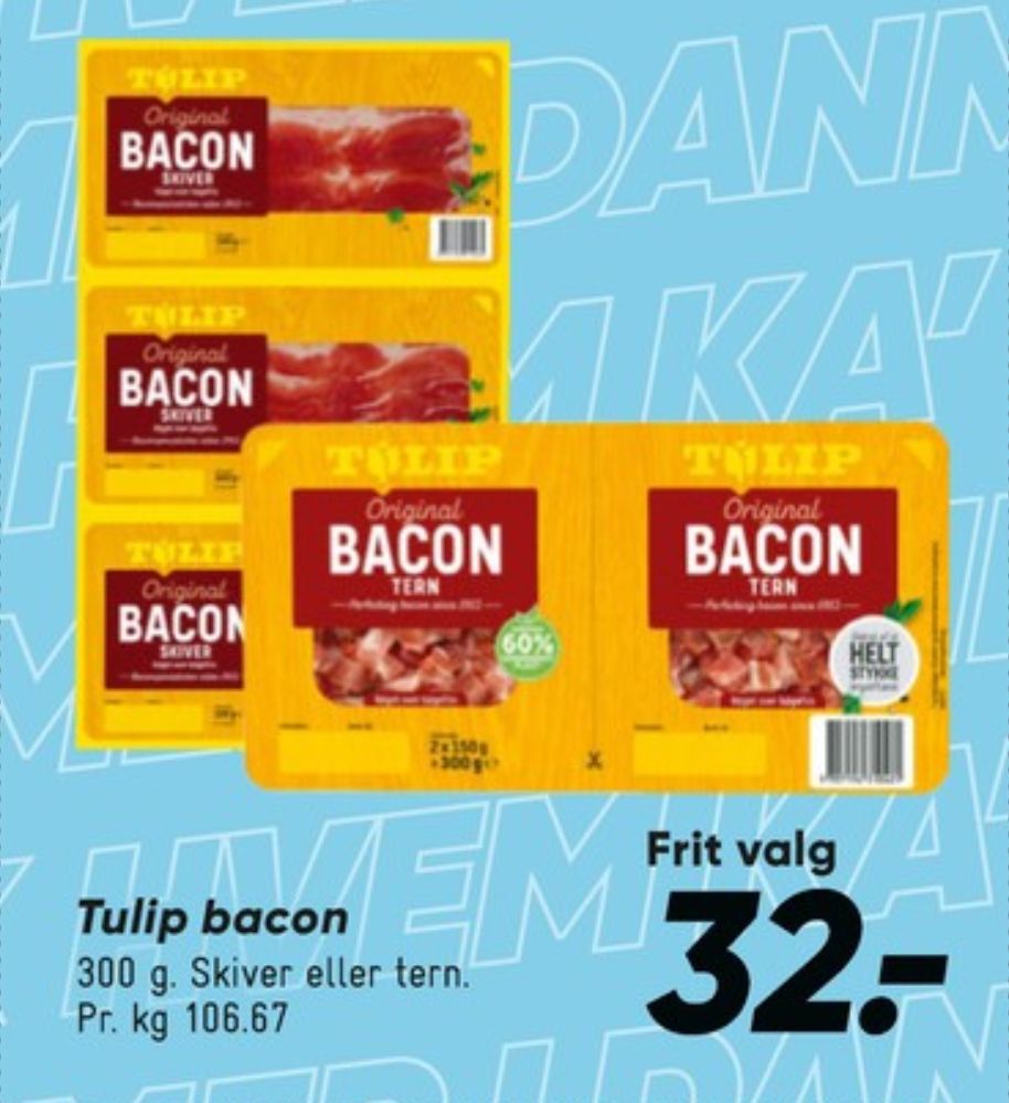 Tulip, Baconskiver
