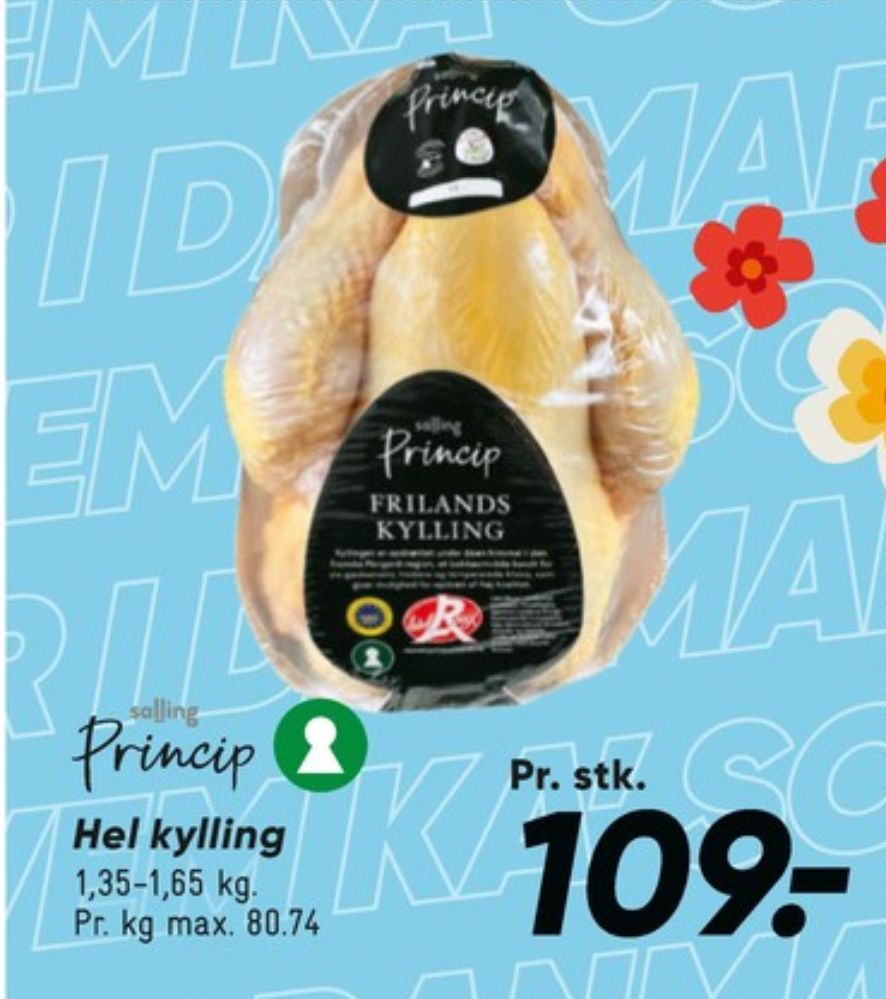 Salling Princip, Kylling