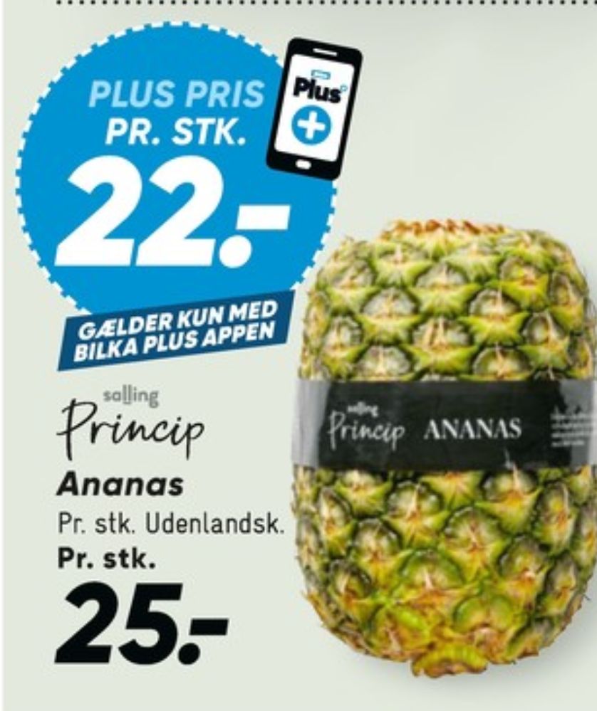 Salling Princip, Ananas
