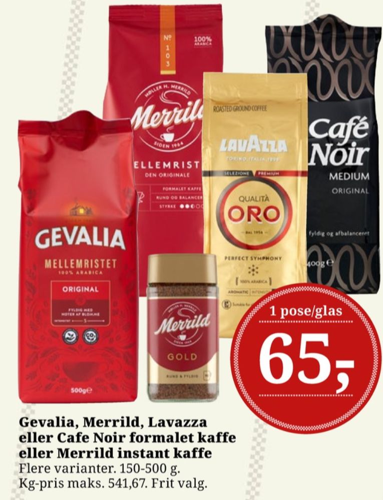 Merrild Gold, Instant Kaffe
