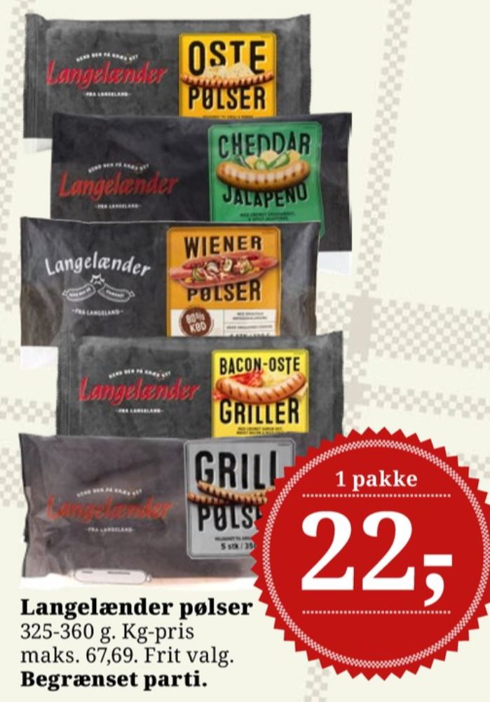 Langelænder, Bacon-Oste Griller