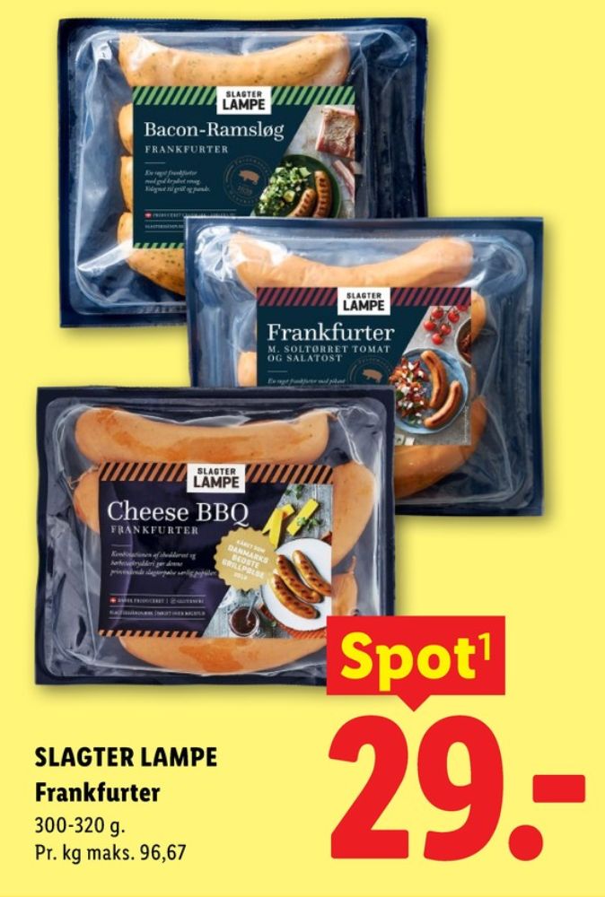 Slagter Lampe, Frankfurter Bacon Ramsløg