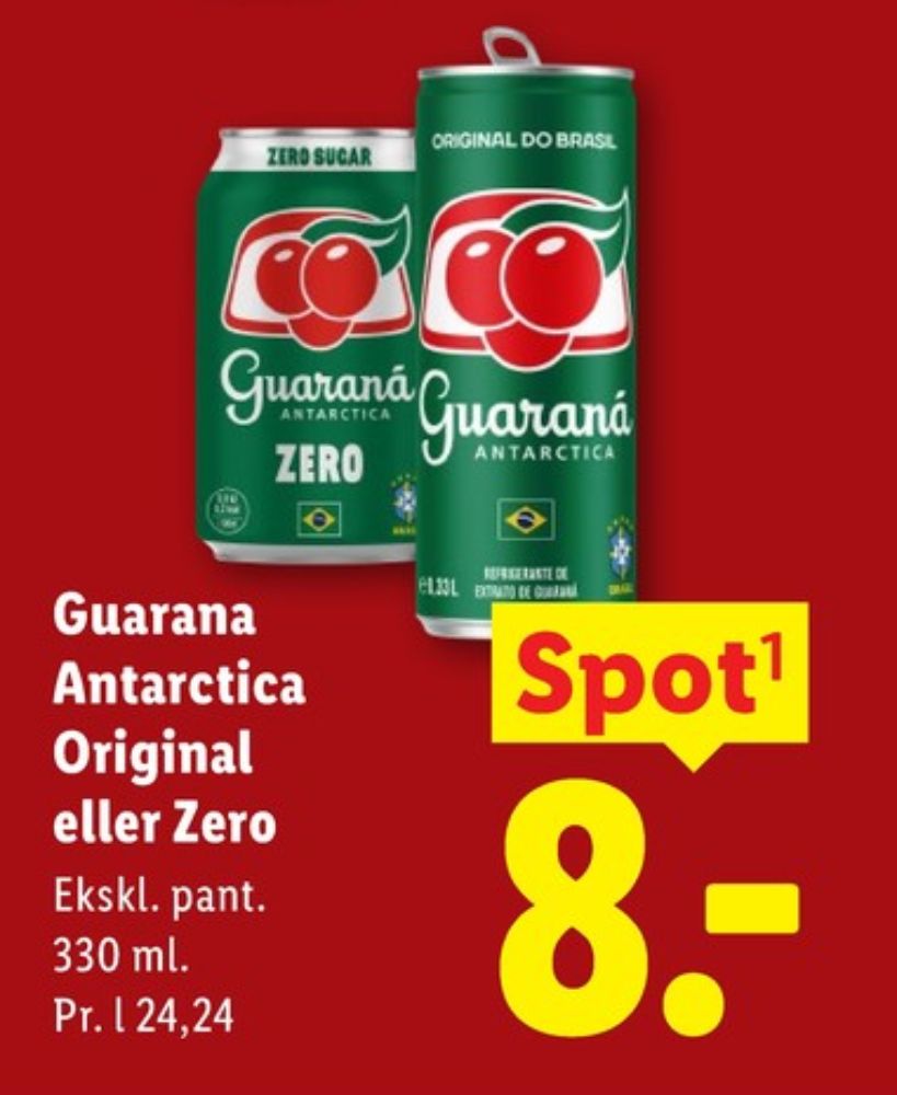 Guaraná Antarctica, Sodavand