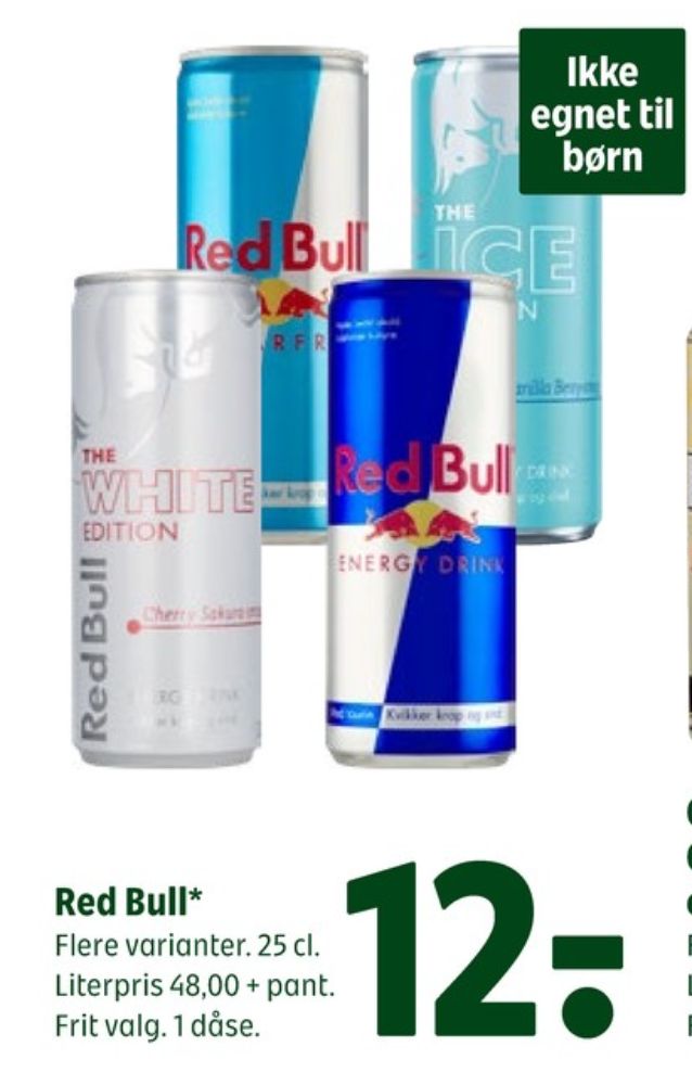 Red Bull The Ice Edition, Energidrik