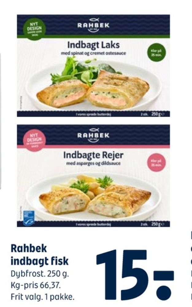 Rahbek, Indbagte Rejer med Asparges og Dildsauce