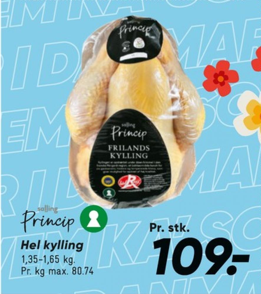 Salling Princip, Kylling