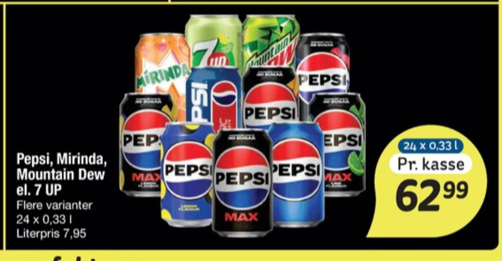 Pepsi Max Mango, Cola 24 pk.