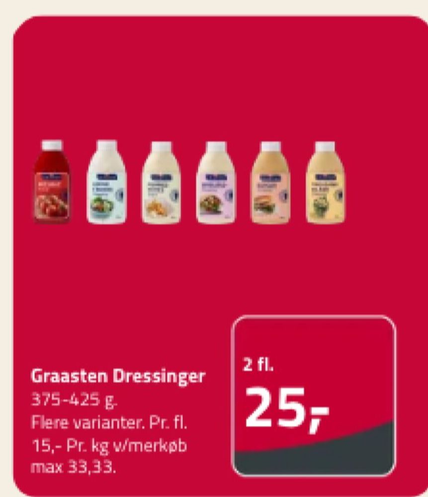 Graasten, Pommes Frites Dressing