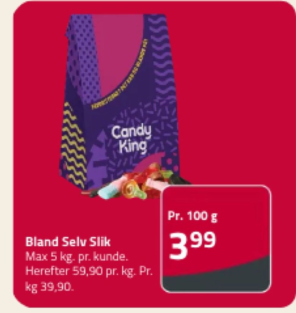 Candy King, Bland selv slik