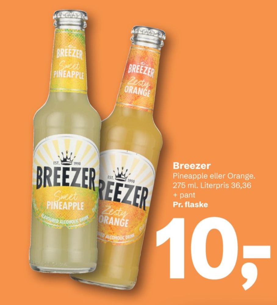 Bacardi Breezer, Zesty Orange RTD