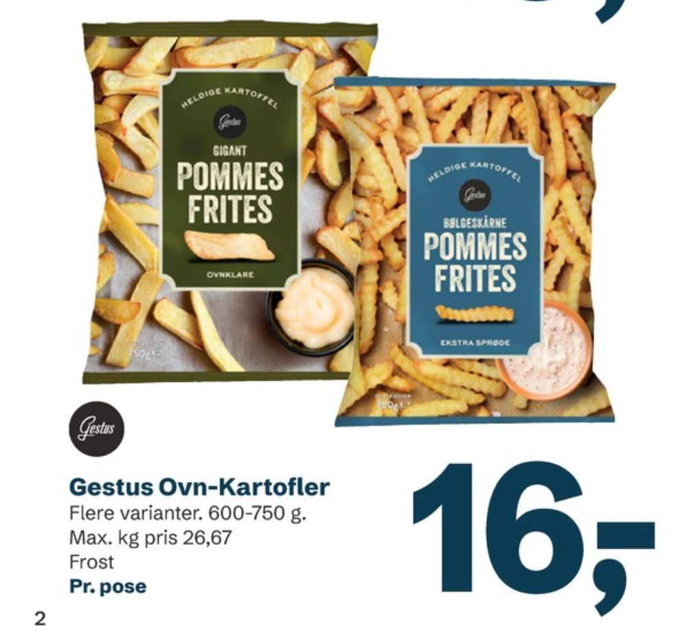 Gestus, Pommes Frites Gigant