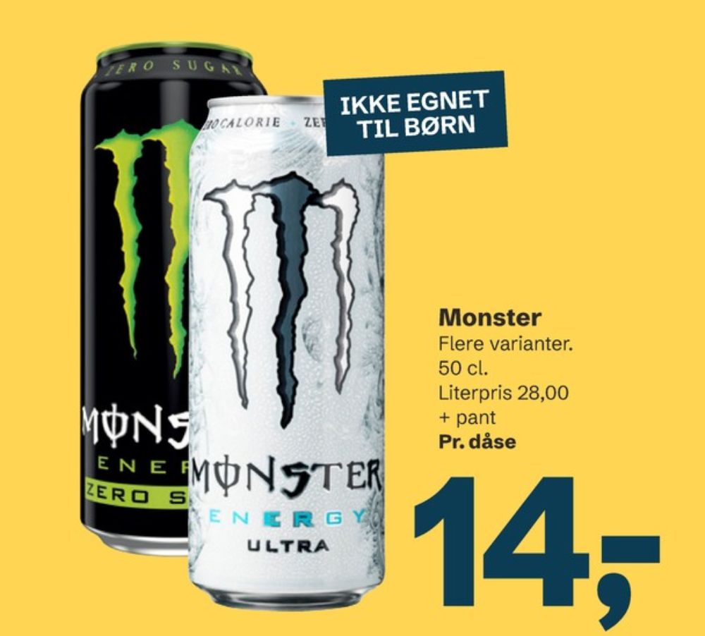 Monster Ultra Energy, Energidrik
